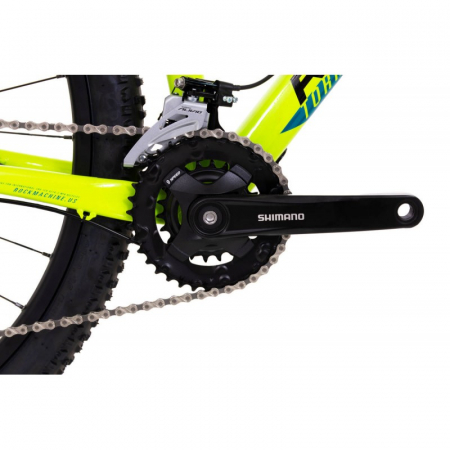Bicicleta Rock Machine Torrent 20-29 29 Galben Fluo/Negru/Albastru Petrol L-19 [4]