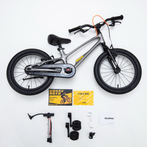 Bicicleta Royal Baby EZ Space Shark 18 Grey [2]