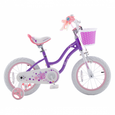 Bicicleta Royal Baby Star Girl Coaster Brake 18 Purple [1]