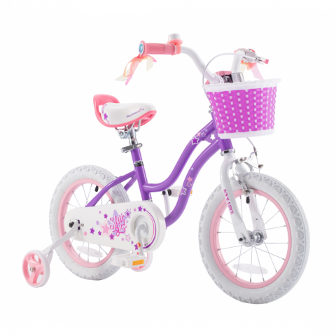 Biciclete - Bicicleta Royal Baby Star Girl Coaster Brake 18 Purple