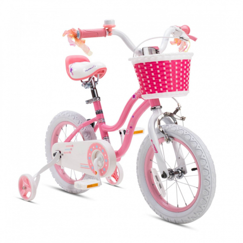 Biciclete - Bicicleta RoyalBaby Star Girl Coaster Brake 16 Pink