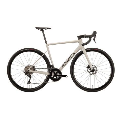 Biciclete Cursiere, Cyclocross si Gravel - Bicicleta Sosea - Ciclocross Raymon Kirana 2025 - 28 Inch, 58, Alb