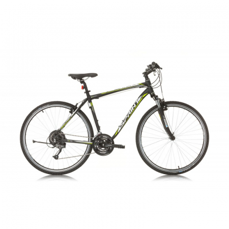 Biciclete de trekking - Bicicleta Sprint Sintero Man 28 2021 Negru Mat 520mm