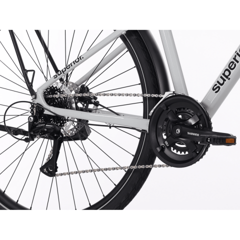 Bicicleta Superior BLOX 6.2 T 28 Gloss Grey 51cm - (L) [8]