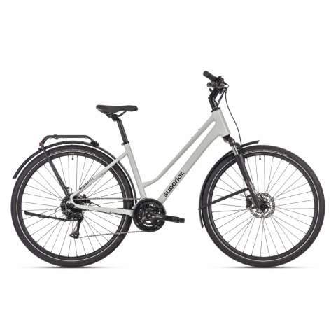 Ciclism - Bicicleta Superior BLOX 6.2 T MS 28 Gloss Grey 46cm - (M)