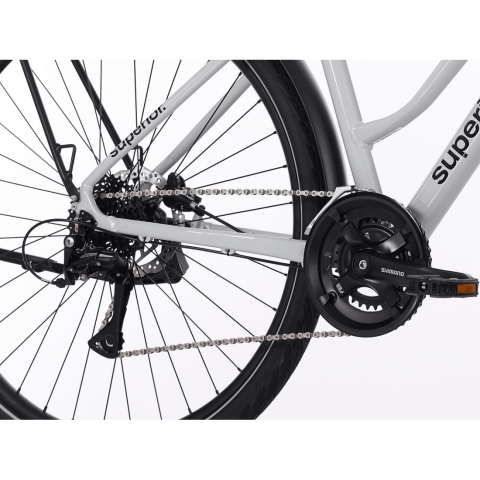 Bicicleta Superior BLOX 6.2 T MS 28 Gloss Grey 46cm - (M) [8]