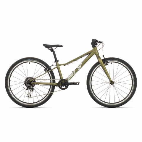 Biciclete - Bicicleta Superior FLY 24 VB Matte Olive Metallic/Hologram Chrome