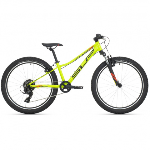 Ciclism - Bicicleta Superior Racer XC 24 Matte Lime/Black/Red
