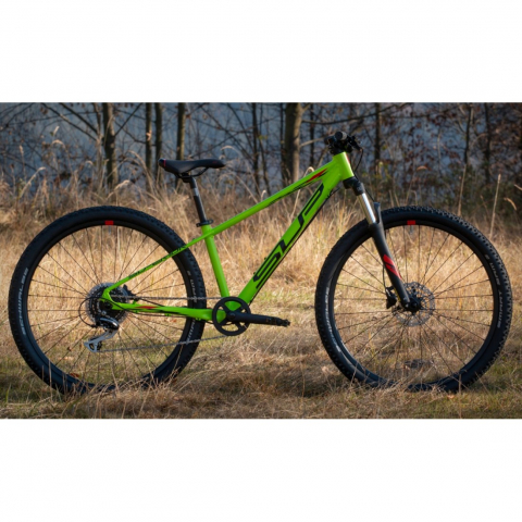 Bicicleta Superior Racer XC 27 DB 27.5 Matte Lime/Red 15.5 - (S) [1]