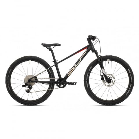 Biciclete copii - Bicicleta Superior Team 24 Matte Black/Hologram Chrome/Team Red