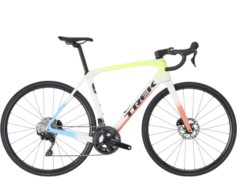 Biciclete - Bicicleta Trek Domane SL 5 Era White/Glowstick/Coral Fade 54 cm