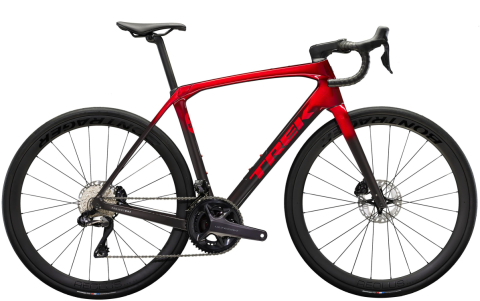 Biciclete - BICICLETA TREK DOMANE SLR 7 METALLIC RED SMOKE TO RED CARBON SMOKE 60
