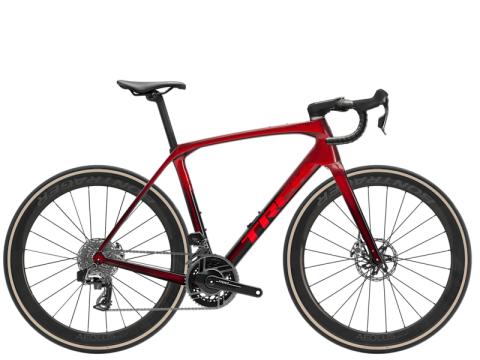Biciclete - Bicicleta Trek Domane SLR 9 AXS Metallic Red Smoke to Red Carbon Smoke 54 cm