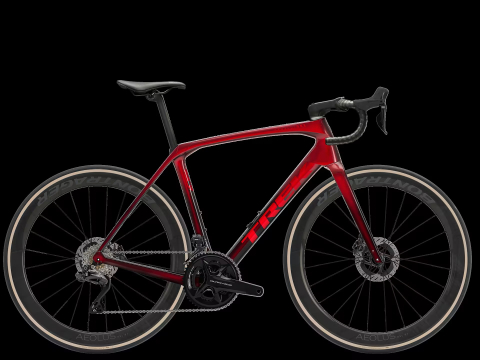 Ciclism - BICICLETA TREK DOMANE SLR 9 METALLIC RED SMOKE TO RED CARBON SMOKE 54 CM