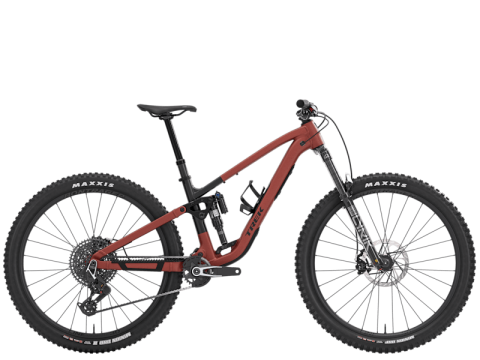 Biciclete mountain bike (MTB) - BICICLETA TREK FUEL EX 9 X0 AXS MATTE SEDONA RED/PENNYFLAKE SPLATTER M