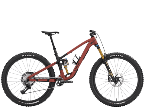 Biciclete mountain bike (MTB) - BICICLETA TREK FUEL EX 9 XT DI2 MATTE SEDONA RED/PENNYFLAKE SPLATTER XL