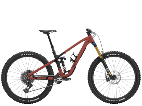 Biciclete mountain bike (MTB) - BICICLETA TREK FUEL LX 9 X0 AXS MATTE SEDONA RED/PENNYFLAKE SPLATTER M