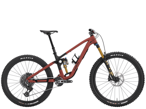 Biciclete mountain bike (MTB) - BICICLETA TREK FUEL MX 9 X0 AXS MATTE SEDONA RED/PENNYFLAKE SPLATTER S