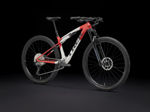 BICICLETA TREK SUPERCALIBER SL 9.6 LUNAR SILVER/LAVA RED M [1]