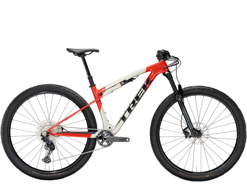 Biciclete - BICICLETA TREK SUPERCALIBER SL 9.6 LUNAR SILVER/LAVA RED M
