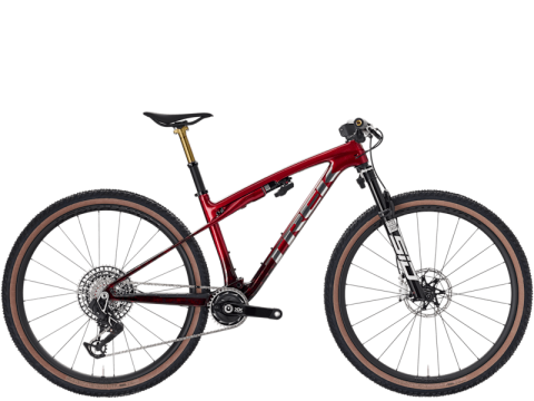 Biciclete mountain bike (MTB) - BICICLETA TREK SUPERCALIBER SLR9.9XX FA RED SMOKE/DRIZZLE M