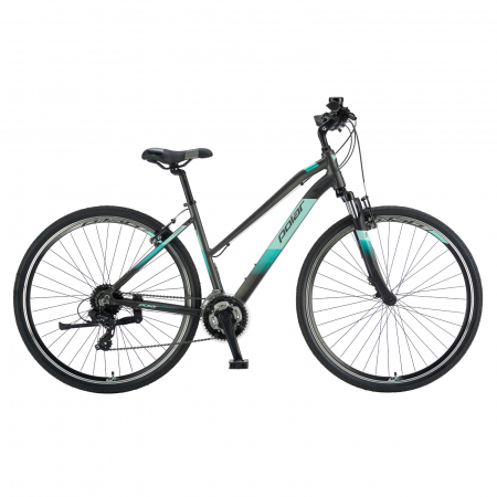 Ciclism - Bicicleta Trekking Polar Forester Comp Lady - 28 inch, M, Gri-Albastru