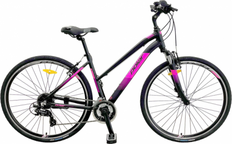 Ciclism - Bicicleta Trekking Polar Forester Comp Lady - 28 Inch, M, Negru-Roz