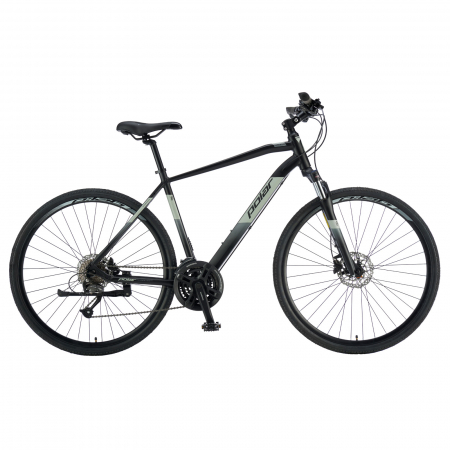 Ciclism - Bicicleta Trekking Polar Forester Pro - 28 Inch, L, Negru-Gri
