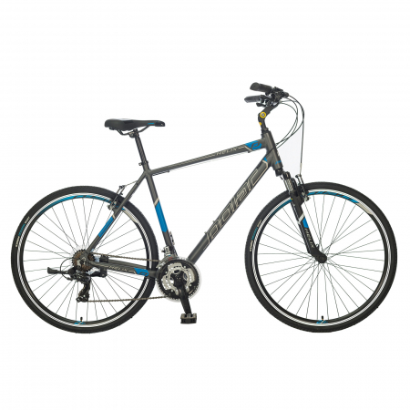 Ciclism - Bicicleta Trekking Polar Helix - 28 Inch, XL, Gri-Albastru