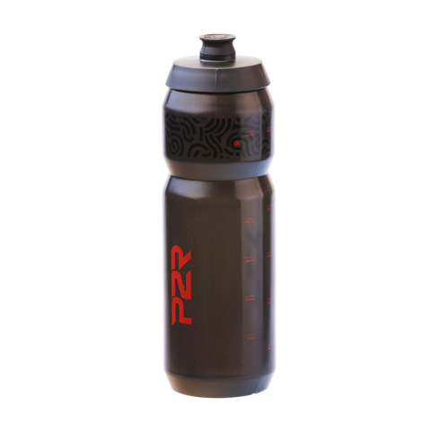 Accesorii biciclete - Bidon Apa P2R AQUILA 750 ml wave, Negru-Rosu