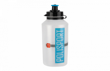 Ciclism - Bidon Apa Polisport 700 Ml transparent Alb/Albastru