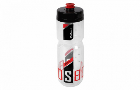 Ciclism - Bidon Apa Polisport S600Ml - Polisport Negru Transparent Cu Rosu