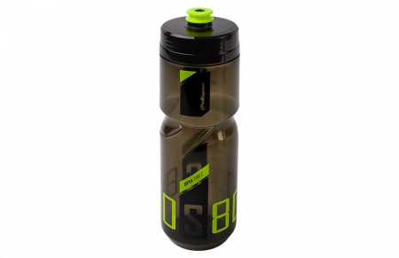 Ciclism - Bidon Apa Polisport S600Ml - Polisport Negru Transparent Cu Verde Lime