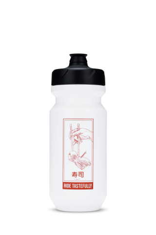 Ciclism - BIDON CUBE BOTTLE FLOW 500 Alb/Rosu