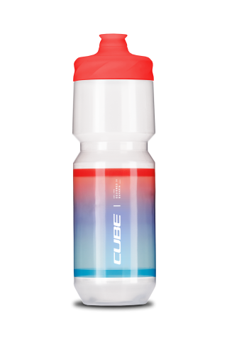 BIDON CUBE FLOW 750 TEAMLINE White/Blue/Red [1]