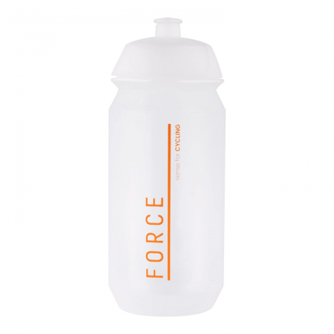 Ciclism - Bidon Force DIVIDE 0.5l alb-portocaliu