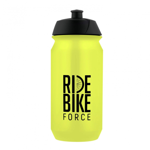 Ciclism - Bidon Force F RIDE BIKE 0.5l fluo-negru