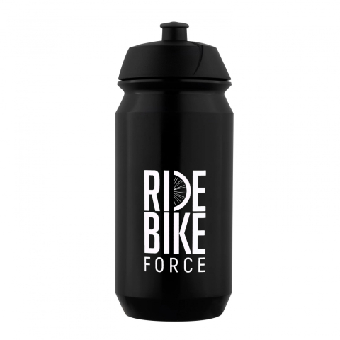 Ciclism - Bidon Force F RIDE BIKE 0.5l negru-alb