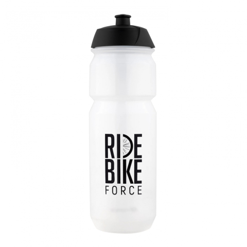 Ciclism - Bidon Force F RIDE BIKE 0.75l transparent-negru