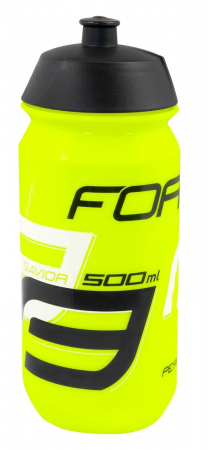 Ciclism - Bidon Force Savior 0.5l Fluo/Negru/Alb