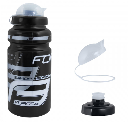 Ciclism - Bidon Force Savior Ultra 0.5l negru/gri/alb