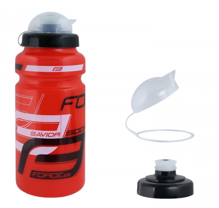 Ciclism - Bidon Force Savior Ultra 0.5l rosu/alb/negru