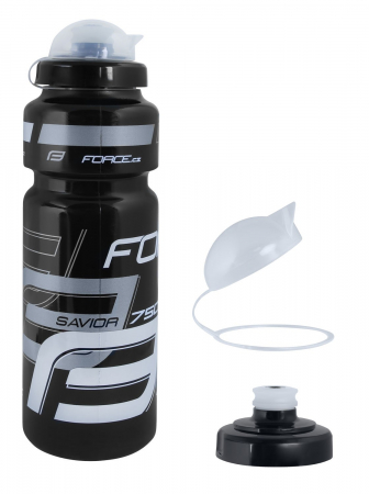 Ciclism - Bidon Force Savior Ultra 0.75l negru/gri/alb