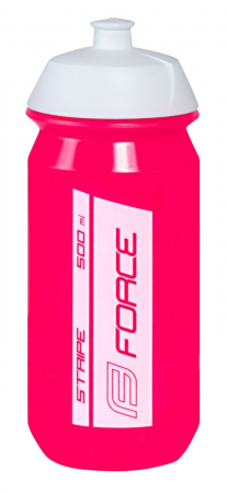 Ciclism - Bidon Force Stripe 0.5l roz/alb