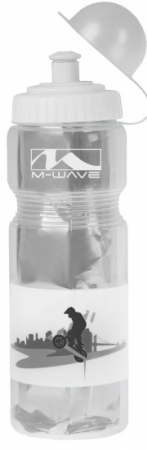 Ciclism - Bidon Thermo M-WAVE PBO 400-ISO-Alb