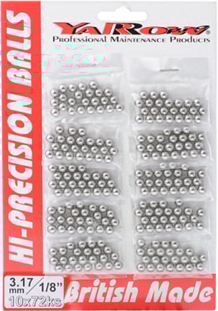 Piese biciclete - Bile 3,17mm/1.1/8" (72 buc) YARROW pentru Pinion Freewheel