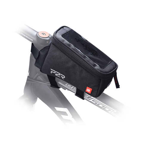 Ciclism - Borseta Cadru Bicicleta P2R Monner PCR -1.8 L, Pentru Telefon, Negru