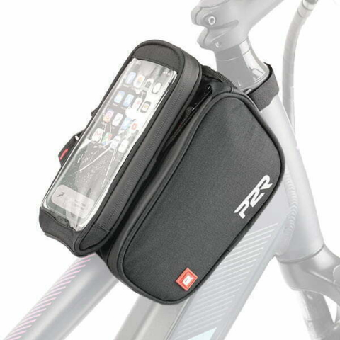 Ciclism - Borseta de cadru Bicicleta P2R Twinner ELS, Gri