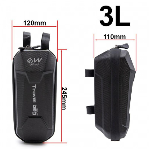 Borseta neagra Deluxe cu velcro - 3L [6]