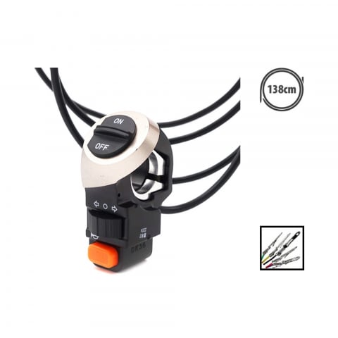 Piese trotinete electrice - Buton cu lumini si semnalizare Kugoo M4 cu mufa JST